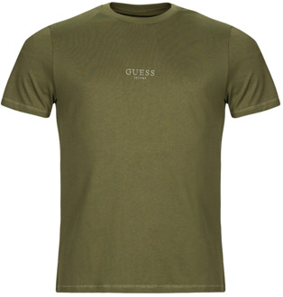 T-Shirt Klein Logo Olijfgroen - XL