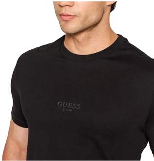 T-Shirt Klein Logo Zwart - XL