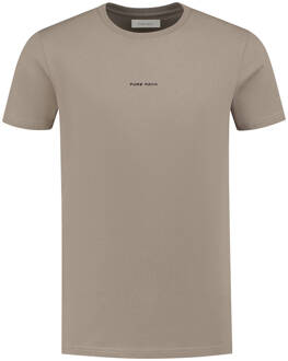 T-shirt korte mouw 10111 Taupe - XL