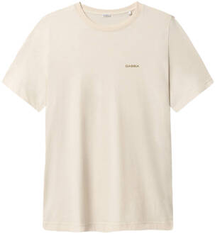 T-shirt korte mouw 10695 dune logo Beige - XL