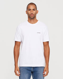 T-shirt korte mouw 10695 dune logo Wit - XXL
