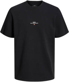 T-shirt korte mouw 12243500 Zwart - S