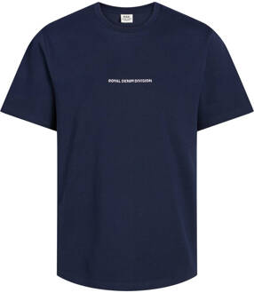 T-shirt korte mouw 12253394 Blauw - XL