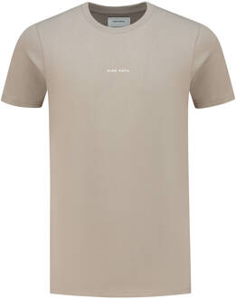 T-shirt korte mouw 24010102 Taupe - XL