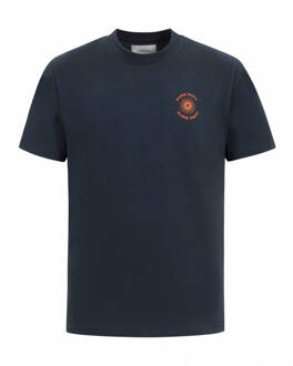 T-shirt korte mouw 24010111 Blauw - XL