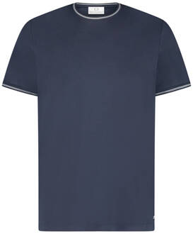 T-shirt korte mouw 24108re31 Blauw - XL