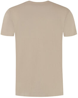 T-shirt korte mouw 25030102 Taupe