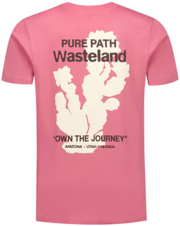 T-shirt korte mouw 25030106 Roze - S