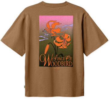 T-shirt korte mouw 2536-407 Bruin