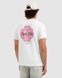 T-shirt korte mouw 26010107 - maat S Ecru