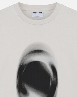 T-shirt korte mouw 4317-12089 Ecru - L