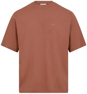 T-shirt korte mouw 77003-2 Resteröds , Brown , Heren - Xl,L,M,S