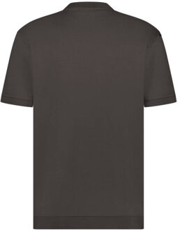 T-shirt korte mouw a22242815 Bruin