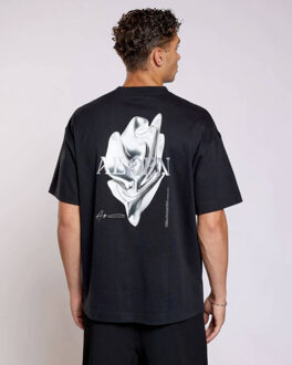 T-shirt korte mouw a222430066 mickey Zwart - XL