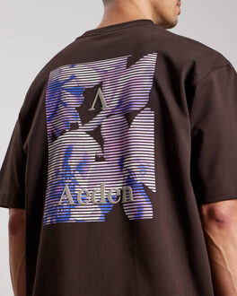 T-shirt korte mouw a22243178 Bruin - S