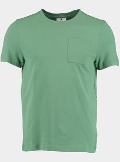 T-shirt korte mouw cooper t-shirt pique 23108co54bo/903 modern green Groen - XL