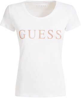 T-shirt Korte Mouw Guess  SS RN ANGELIKA TEE