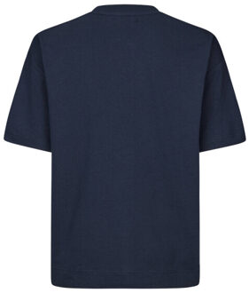 T-shirt korte mouw m22300126 Blauw - L
