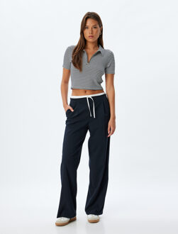 T-SHIRT KORTE MOUW Polokraag Korte mouw T-shirt Navy