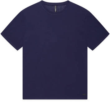 T-shirt korte mouw ts-nerea crepe Blauw - XXL