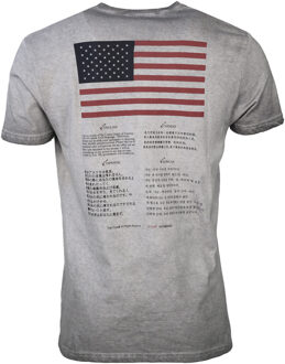 T-Shirt Krachtig TG20191043 - maat S Grijs