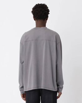 T-shirt lange mouw 4096-12089 - maat M Grijs