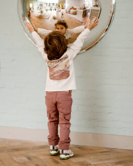 T-shirt lange mouw 920189 Ecru - 128