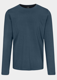 T-shirt lange mouw rdh.-shirt, 1/1 arm 213013401/626 - maat XL Blauw