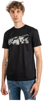 t-shirt Les Hommes , Black , Heren - 2Xl,L