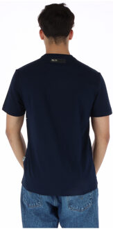 T-shirt Logo - maat L Donkerblauw