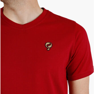 T-shirt maasdam donker Rood - L