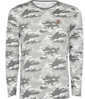 T-shirt Mannen Camouflage Lange Mouw