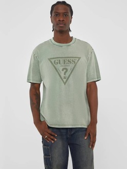 T-Shirt Met Driehoeklogo Lichtgroen - XL