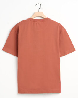 t-shirt met korte mouwen arvin Bruin - S