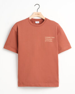 t-shirt met korte mouwen arvin - maat L Bruin