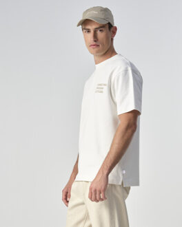 t-shirt met korte mouwen arvin Wit - L