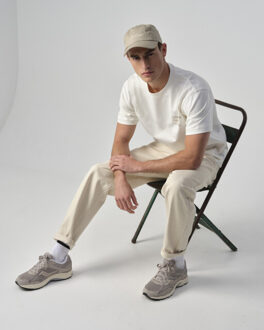 t-shirt met korte mouwen arvin Wit - XL