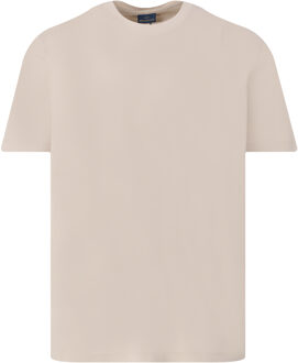 T-shirt met korte mouwen Beige - XXL