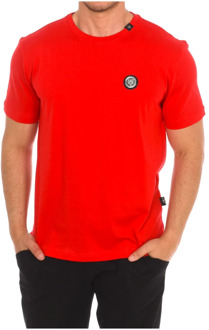 T-shirt met korte mouwen en Claw Print Plein Sport , Red , Heren - 2Xl,Xl,L,M,S
