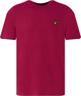T-shirt met korte mouwen Rood - L