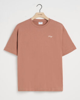 t-shirt met korte mouwen roose Bruin - L