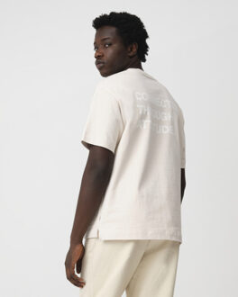 t-shirt met korte mouwen roose Grijs - XXL