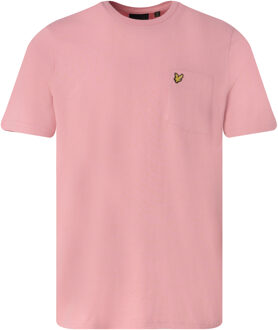 T-shirt met korte mouwen Roze - L