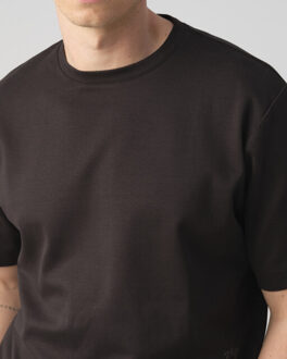 t-shirt met korte mouwen ruben Zwart - L