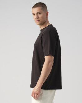 t-shirt met korte mouwen ruben Zwart - S