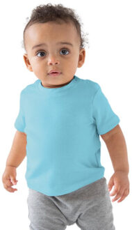 T-shirt met korte mouwen voor baby's Blauw - 86
