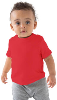 T-shirt met korte mouwen voor baby's Rood - 68