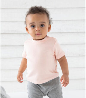 T-shirt met korte mouwen voor baby's Taupe - 62
