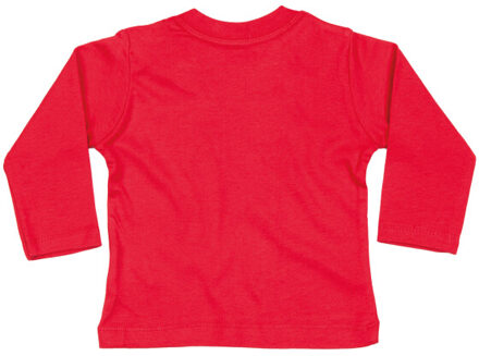 T-shirt met lange mouwen voor baby's - maat 80 Rood