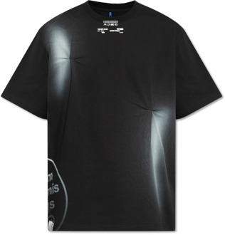 T-shirt met logo Ader Error , Black , Unisex - Xl,L,M,S